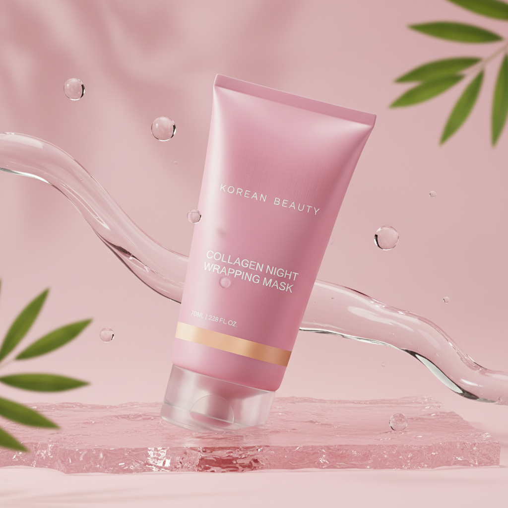 Night Care Collagen Night Wrapping Mask skincare product close-up
